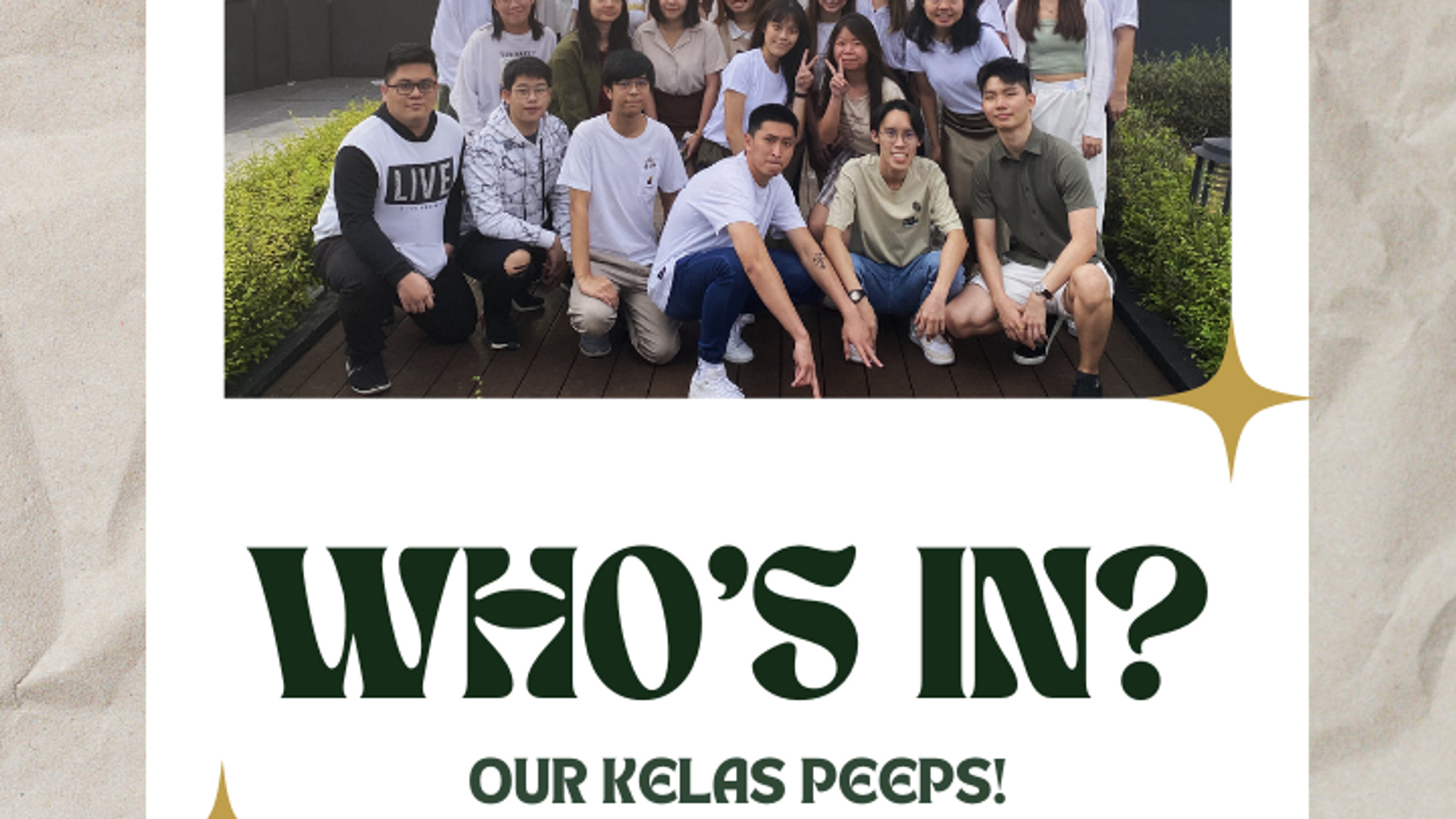 Who's in Our Kelas?
